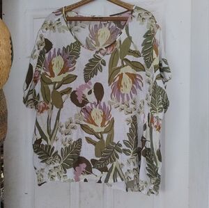 Rachel Zoe Multicolor Floral Blouse